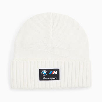 Czapka zimowa unisex Puma BMW MMS CLASSIC CUFF biała 02567002