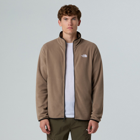 Polar męski The North Face GLACIER FLEECE brązowy NF0A8D0RBOW