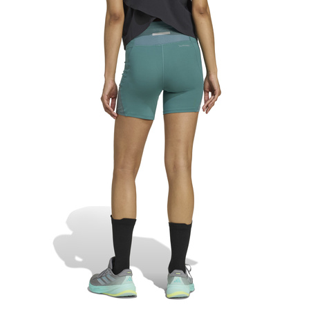 Legginsy do biegania damskie adidas ADI365 turkusowe KA0659