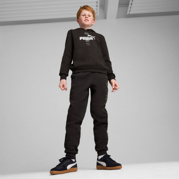 Spodnie dresowe chłopięce Puma POWER GRAPHIC FL CL czarne 68186001