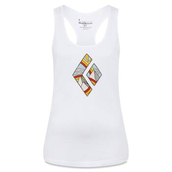 Tank top damski Black Diamond RAINBOW DIAMOND biały AP7300701006