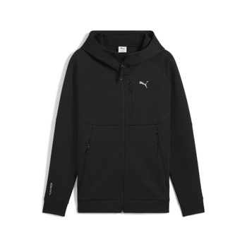 Bluza z kapturem męska Puma PUMATECH FULL-ZIP DK czarna 62967401