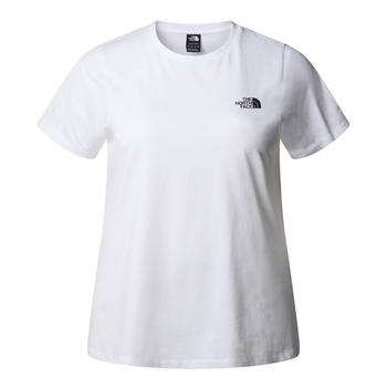 Koszulka damska The North Face S/S SIMPLE DOME biała NF0A89KNFN4