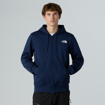 Bluza z kapturem męska The North Face SIMPLE DOME FULL ZIP granatowa NF0A89FD8K2