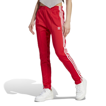 Spodnie dresowe damskie adidas ADICOLOR CLASSIC SST czerwone IK6603