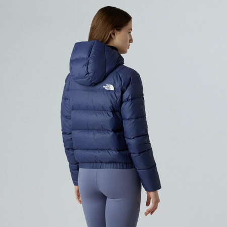 Kurtka puchowa z kapturem damska The North Face HYALITE DOWN niebieska NF0A8E75BOT
