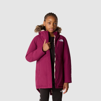 Kurtka zimowa dziewczęca The North Face ARCTIC bordowa NF0A82Y4I0H