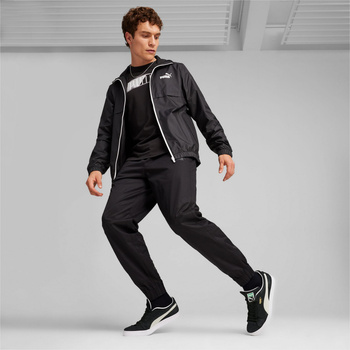 Kurtka z kapturem męska Puma ESS SOLID WINDBREAKER czarna 84748452