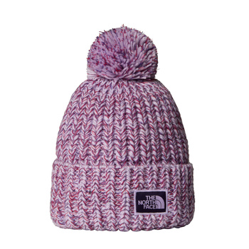 Czapka zimowa unisex The North Face COZY CHUNKY CABIN fioletowa NF0A887WFH8
