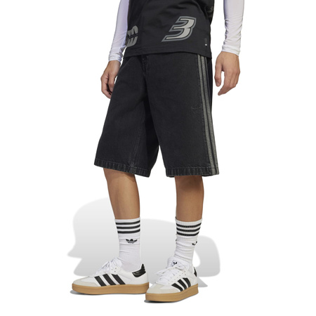 Spodenki jeansowe męskie adidas ADICOLOR FIREBIRD czarne JC6719