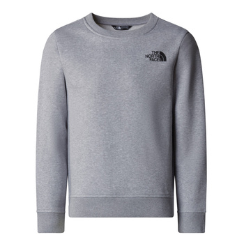 Bluza dziecięca The North Face BOX NSE REGULAR CREW szara NF0A89H7DYX