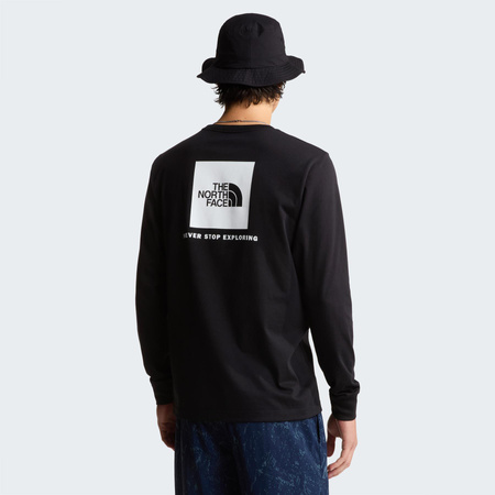 Longsleeve męski The North Face EVOLUTION BOX NSE czarny NF0A8B68KY4