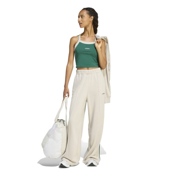 Spodnie dresowe damskie adidas SEASONAL ESSENTIALS COLOURPOP beżowe JZ0192