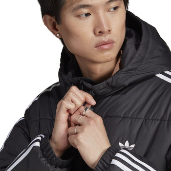 Kurtka z kapturem męska adidas ADICOLOR LONG czarna HZ0684