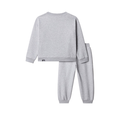 Komplet dresowy dziecięcy The North Face SIMPLE DOME FLEECE szary NF0A8EFMDYX