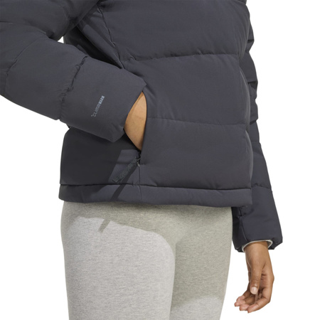 Kurtka puchowa damska adidas HELIONIC czarna JN2086