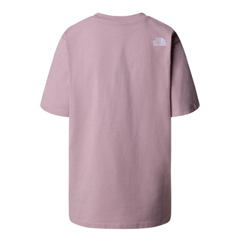 Koszulka damska The North Face ESSENTIAL OVERSIZED fioletowa NF0A87NQD2Q