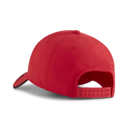 Czapka z daszkiem unisex Puma FERRARI RACE BB czerwona 02607701