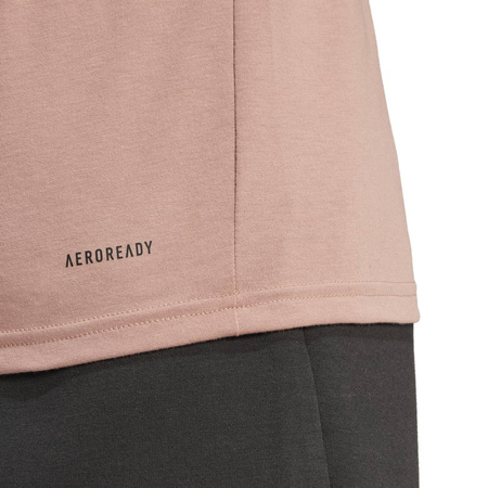 Koszulka treningowa męska adidas TRAIN ESSENTIALS FEELREADY różowa JC8340