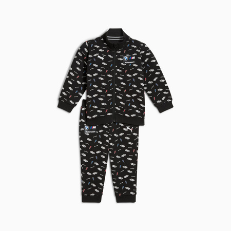 Komplet dresowy dziecięcy Puma BMW MMS TODDLER AOP czarny 62752501