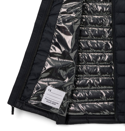 Bezrękawnik puchowy dziewczęcy Columbia POWDER LITE czarny 2144241010