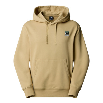 Bluza z kapturem męska The North Face MOUNTAIN LOGO RELAXED beżowa NF0A8E3NLK5