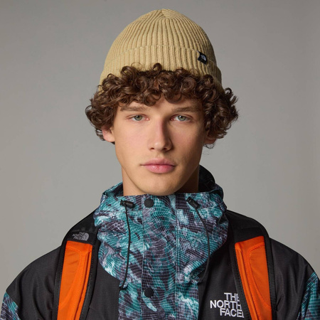 Czapka zimowa unisex The North Face FISHERMAN beżowa NF0A55JGLK5
