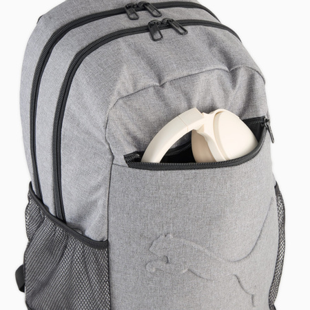 Plecak miejski unisex Puma BUZZ HEATHER szary 09135001