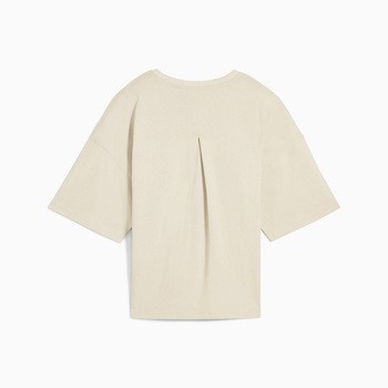 Koszulka damska Puma HER OVERSIZED beżowa 68814887