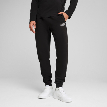 Spodnie dresowe męskie Puma ESS NO.1 LOGO SLIM FL CL fioletowe 68264201