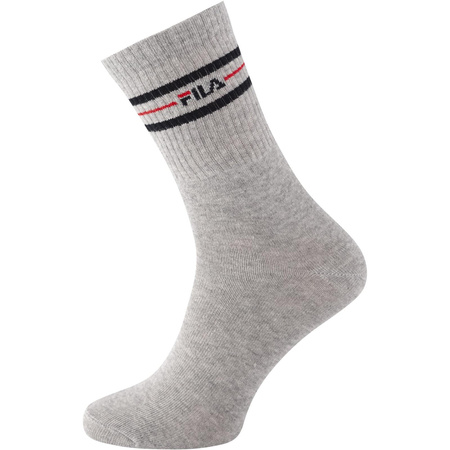 Skarpety unisex Fila LIFESTYLE 3-PACK szare F9092-400