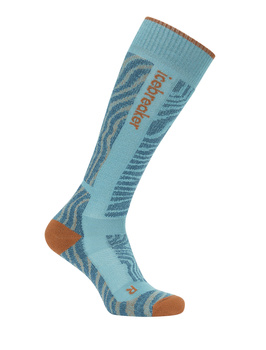 Skarpety narciarskie damskie Icebreaker SKI+ MEDIUM OTC niebieskie IB0A573V0HG