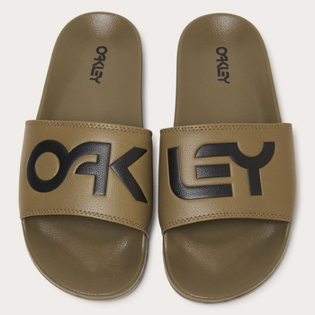 Klapki męskie Oakley B1B SLIDE 2.0 zielone FOF100424-7CE