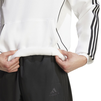 Bluza z kapturem męska adidas TEAMGEIST biała JY6393