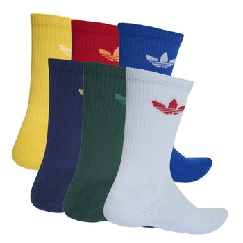 Skarpety unisex adidas TREFOIL CUSHION 6-PACK wielokolorowe KE0652