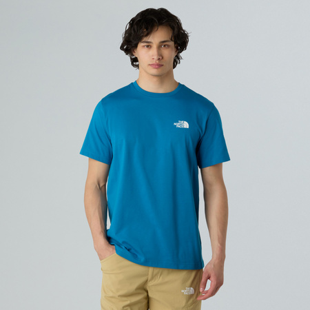 Koszulka męska The North Face SIMPLE DOME niebieska NF0A87NGBOM