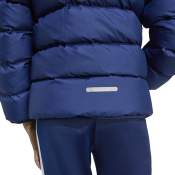 Kurtka puchowa dziecięca adidas KIDS niebieska JW2453