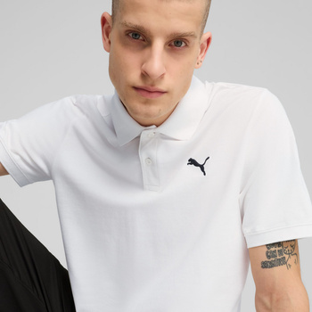 Koszulka polo męska Puma ESS PIQUE biała 68255402