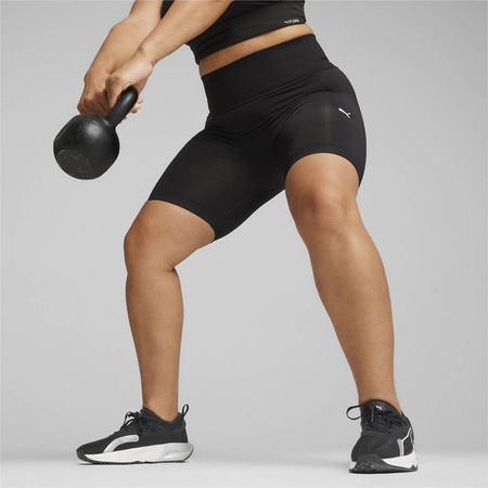 Spodenki damskie Puma SHAPELUXE SEAMLESS 6 czarne 52438601