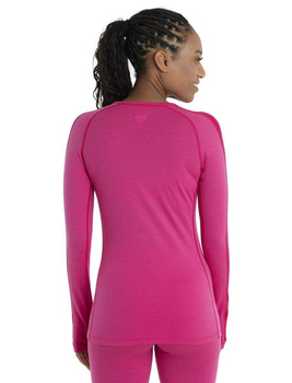 Koszulka termiczna damska Icebreaker ZONEKNIT 260 LS CREWE różowa IB0A56HL858