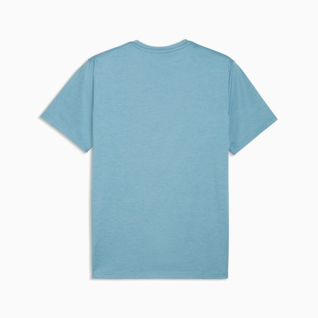 Koszulka treningowa męska Puma TAD ESSENTIALS HEATHER CAT niebieska 52592099