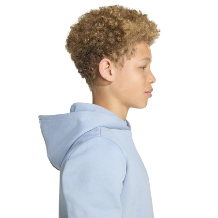 Bluza z kapturem dziecięca adidas KIDS niebieska JX2741