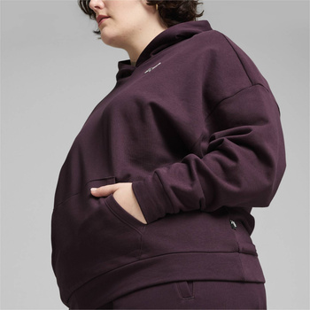 Bluza z kapturem damska Puma BETTER ESSENTIALS FL fioletowa 67680444
