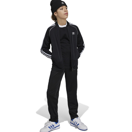 Bluza dresowa dziecięca adidas SST czarna IX7628