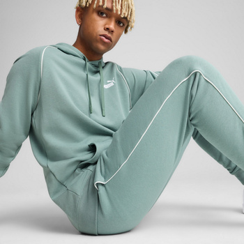 Spodnie dresowe męskie Puma SPORT TR CL zielone 68462130