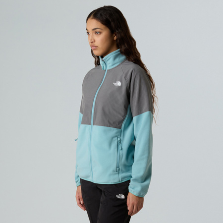 Polar damski The North Face GLACIER HEAVYWEIGHT FULL ZIP niebieska NF0A8DZYEOL