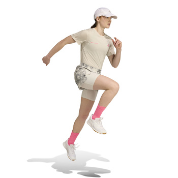 Spodenki do biegania damskie adidas OWN THE RUN beżowe JN9669