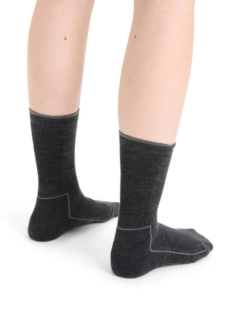 Skarpety trekkingowe damskie Icebreaker HIKE COOL LITE CREW szare IB104662782