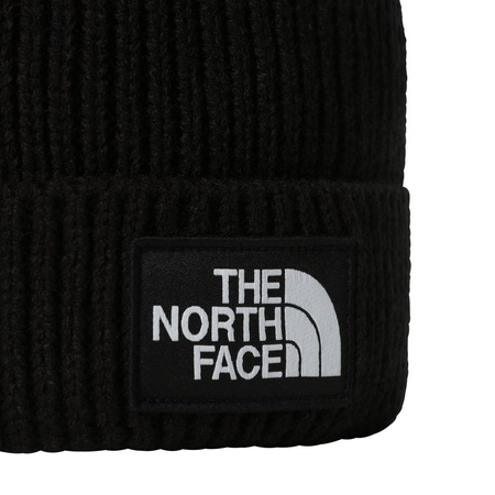 Czapka zimowa unisex The North Face LOGO CUFFED BEANIE czarna NF0A3FJXJK3