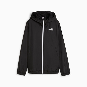 Kurtka z kapturem damska Puma ESS SOLID WINDBREAKER czarna 84749452